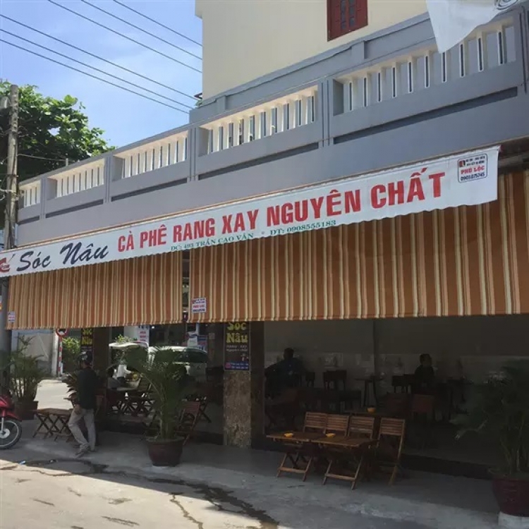 Mái Thả Di Động Quán Cafe Sóc Nâu